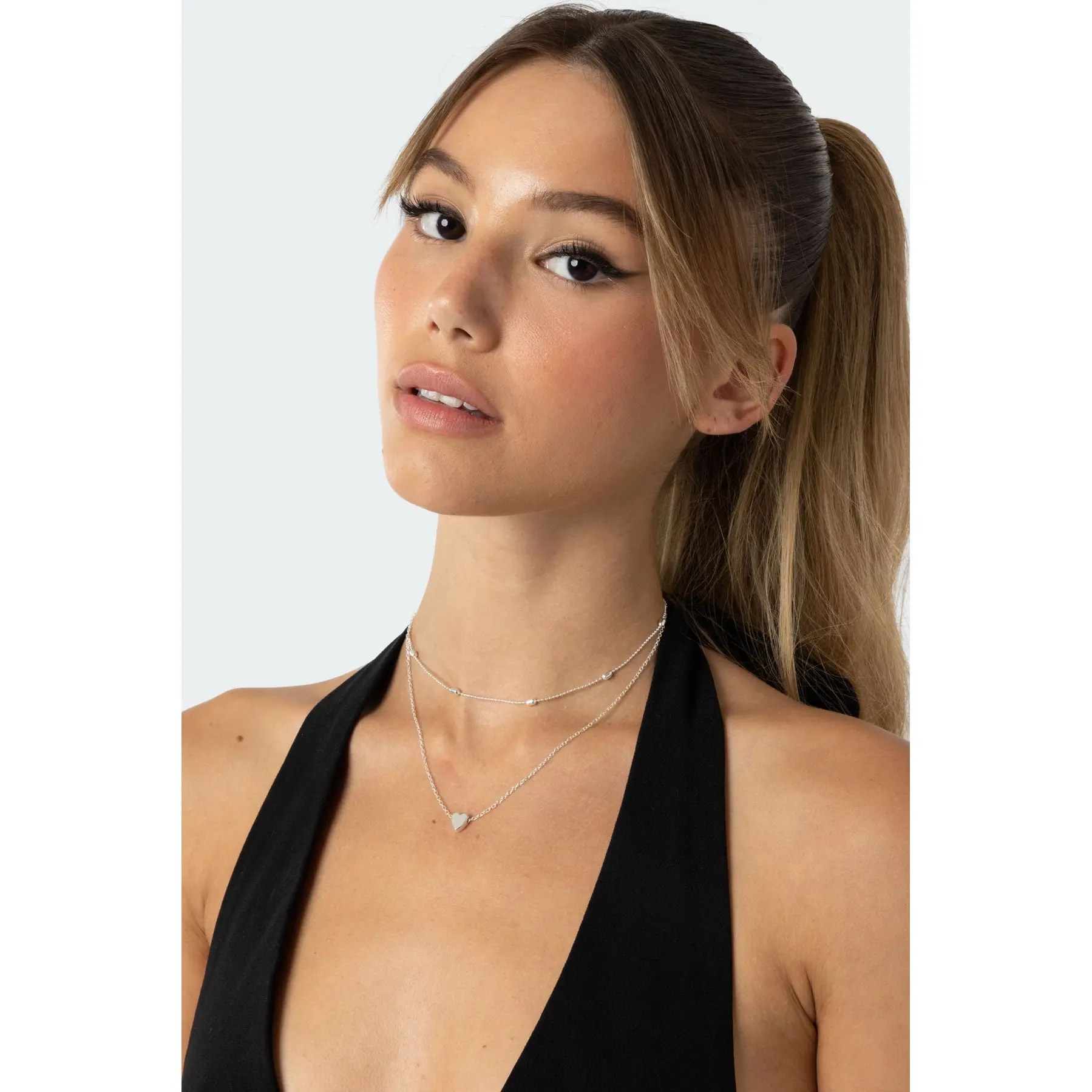 Layered Heart Necklace