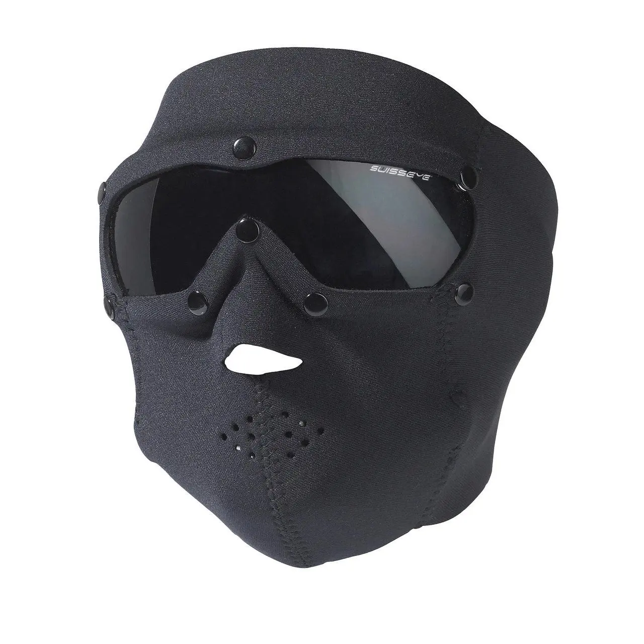 SWISSEYE® Black Neoprene Mask with Ballistic Smoke Lenses