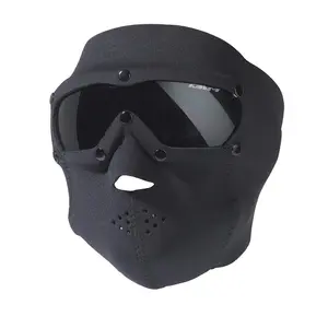SWISSEYE® Black Neoprene Mask with Ballistic Smoke Lenses