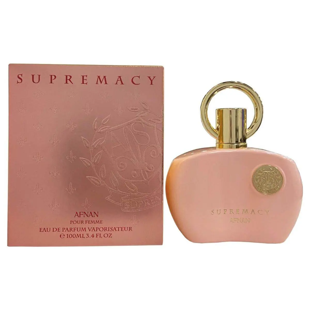 Afnan Supremacy Pink Pour Femme EDP Spray - 3.4 fl oz Women's Fragrance with Violet Floral Fragrance Blend, Chic Atomizer Bottle, New in Box, Scented Fragrance