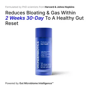 WonderBiotics Gut Probiotic + Prebiotic | Bloating & Gas WonderBiotics Gut Probiotic + Prebiotic | Bloating & Gas
