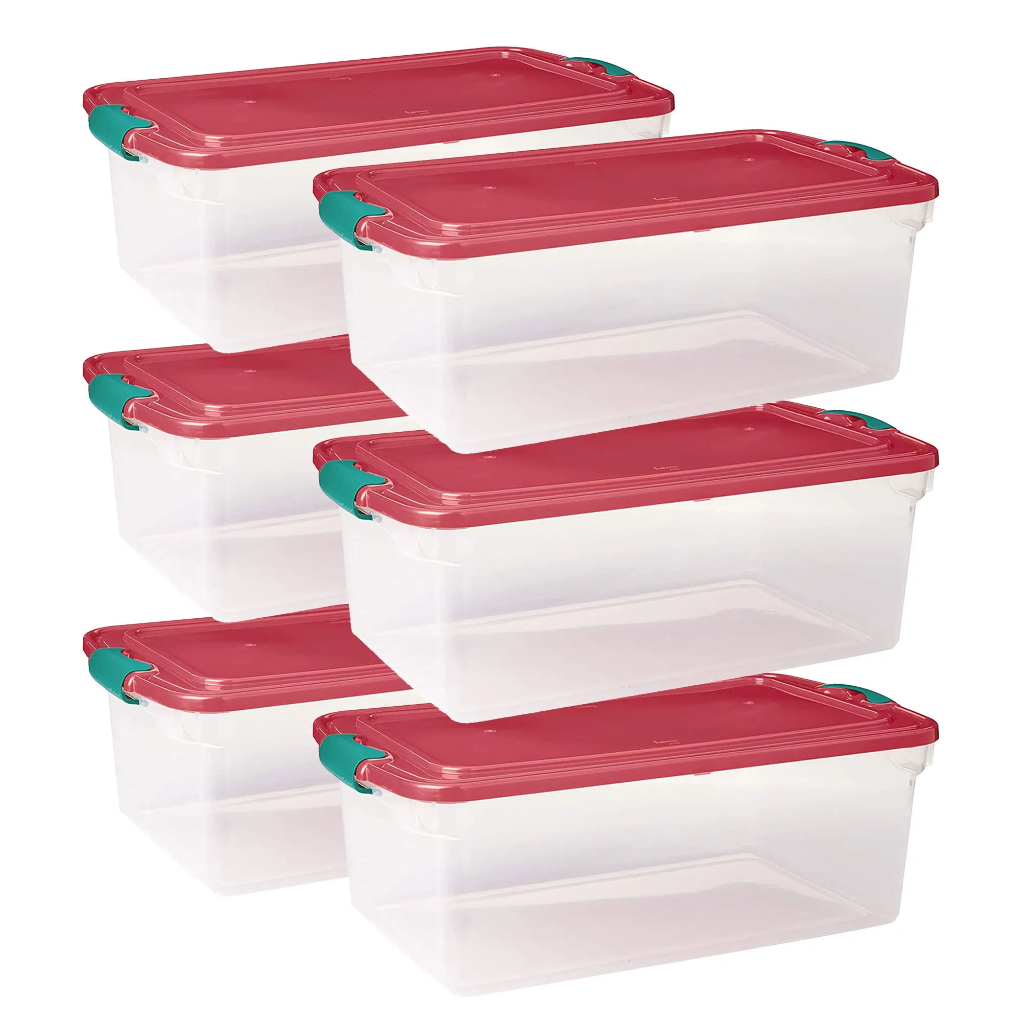 Red - 64 QT (6 Pack)