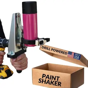 Shootingtargets7 Spray Paint Can Shaker - Drill Powered, Made in USA, Maximum Agitates 17, 12, or 5 oz Aerosol Cans, Heirloom Quality