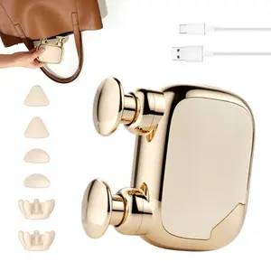 Mini Dual-Head Fascia Gun, Powerful Deep Muscle Massager, Equipped With 3 Massage Heads And 3 Adjustable Speed Settings; Supports USB Charging, Suitable For Travel, Exercise, And Daily Use. It Is An Ideal Travel Companion And A Great Gift Choice.