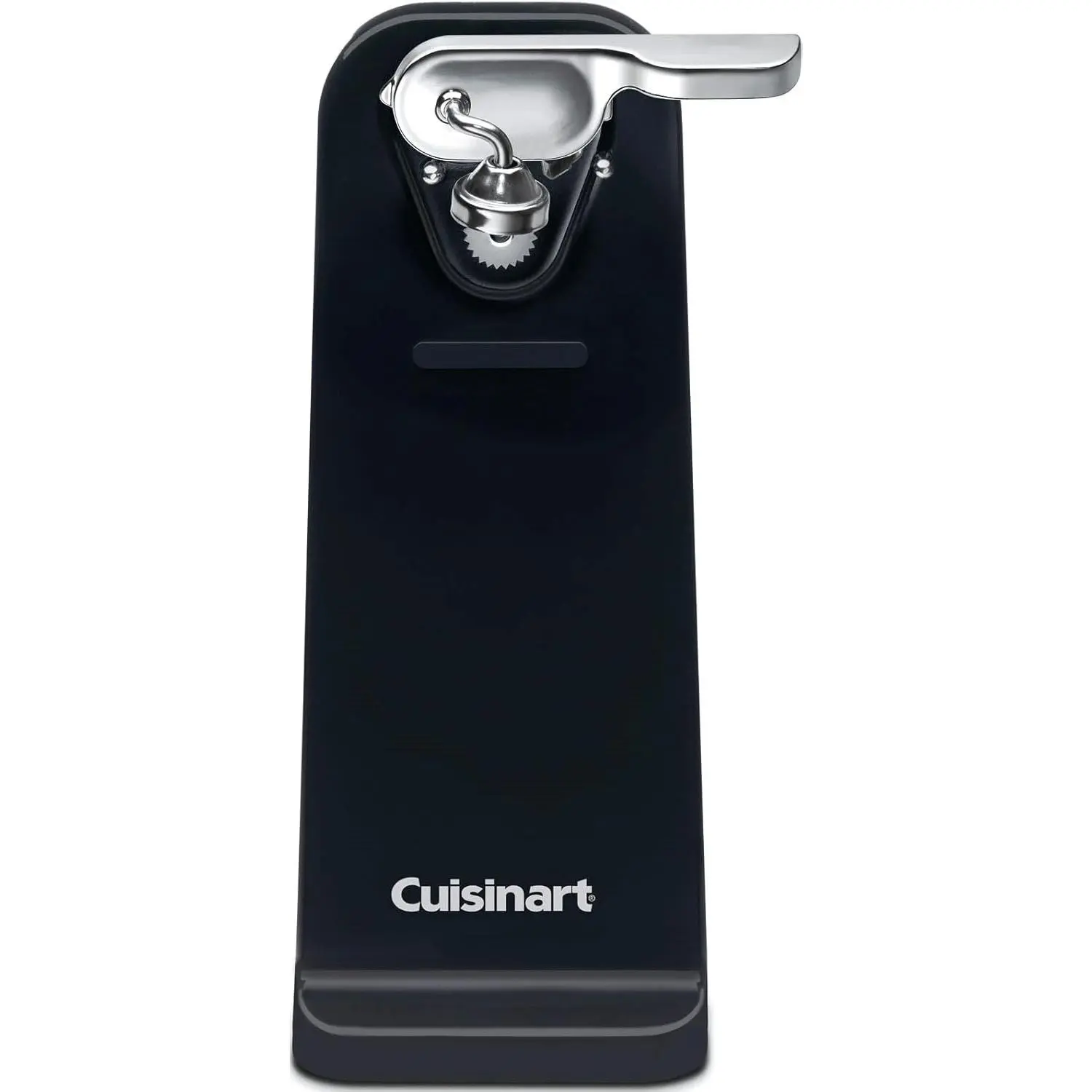 Electric Can Opener, One-Touch Operation, Nonslip Base, Black | Ideal electric can opener for seniors with magnetic lid holder, one-touch design, nonslip base & detachable lever, CCO-50BKN