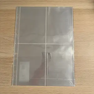 4 Pockets Refill Page - 10.5 x 15.2cm, Dimensions, Ideal for Organization and Storage