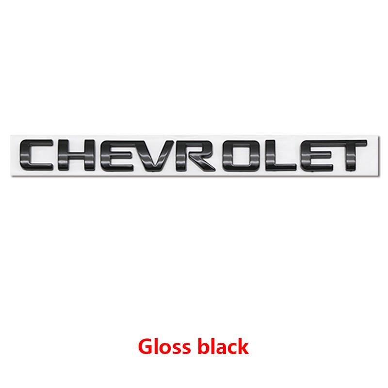 Chevrolet Car Letter Trunk Emblem Sticker, Waterproof Scratch-Resistant Self-Adhesive Decal, Fits All Chevrolet Models, Exterior Decoration