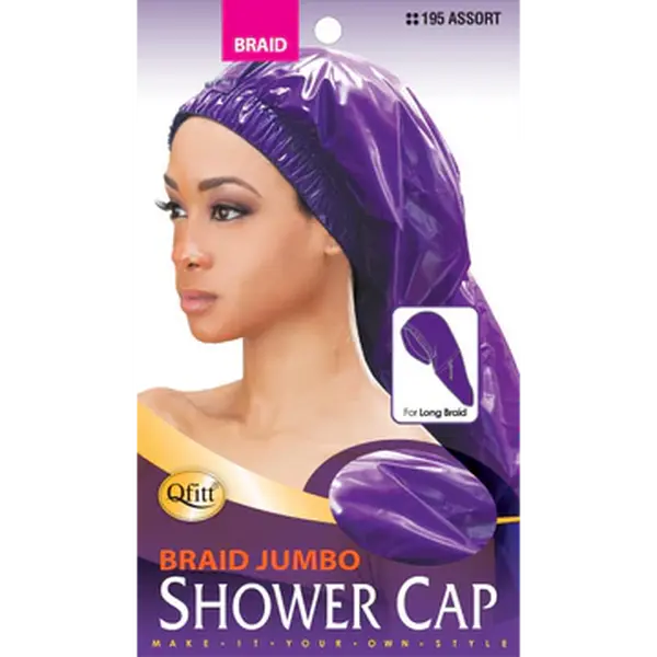 Qfitt Jumbo Braid Shower Cap