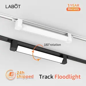 Long Track LED Light Fixture, Store Commercial Supplement Lighting, Clothing Shop Diffused Rail Road Lamp, Wide Angle Illumination