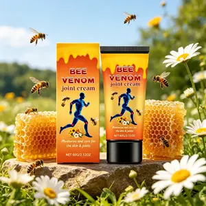 Bee Venom Joint & Skin Cream 60g – Deep Moisturizing Formula for Joint & Muscle Comfort – Soothes Aching Joints, Stiffness & Dry Skin – Fast Absorbing Body Care Cream – Daily Use