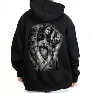 Graphic Hoodie Sweatshirt T-Shirt Oversized Outfits Casual Chicanos Clothing Cholo Chicana Chicanos Vibes Unisex Loose Fit