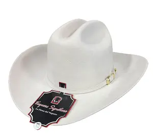 40568420404 Silver Grey- Vaquero Signature, 200x Fantasma  " Edition San Judas "Western Wool Hat