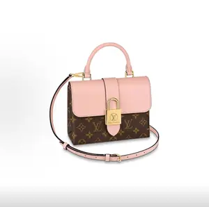 Pre-owned Louis Vuitton Locky BB Monogram Rose Poudre Pink Small Women's Bag Removable Strap