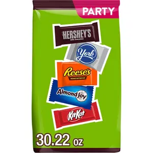 HERSHEY'S Assorted Chocolate Flavored Candy Party Pack, 30.22 oz, 1.96 Pounds