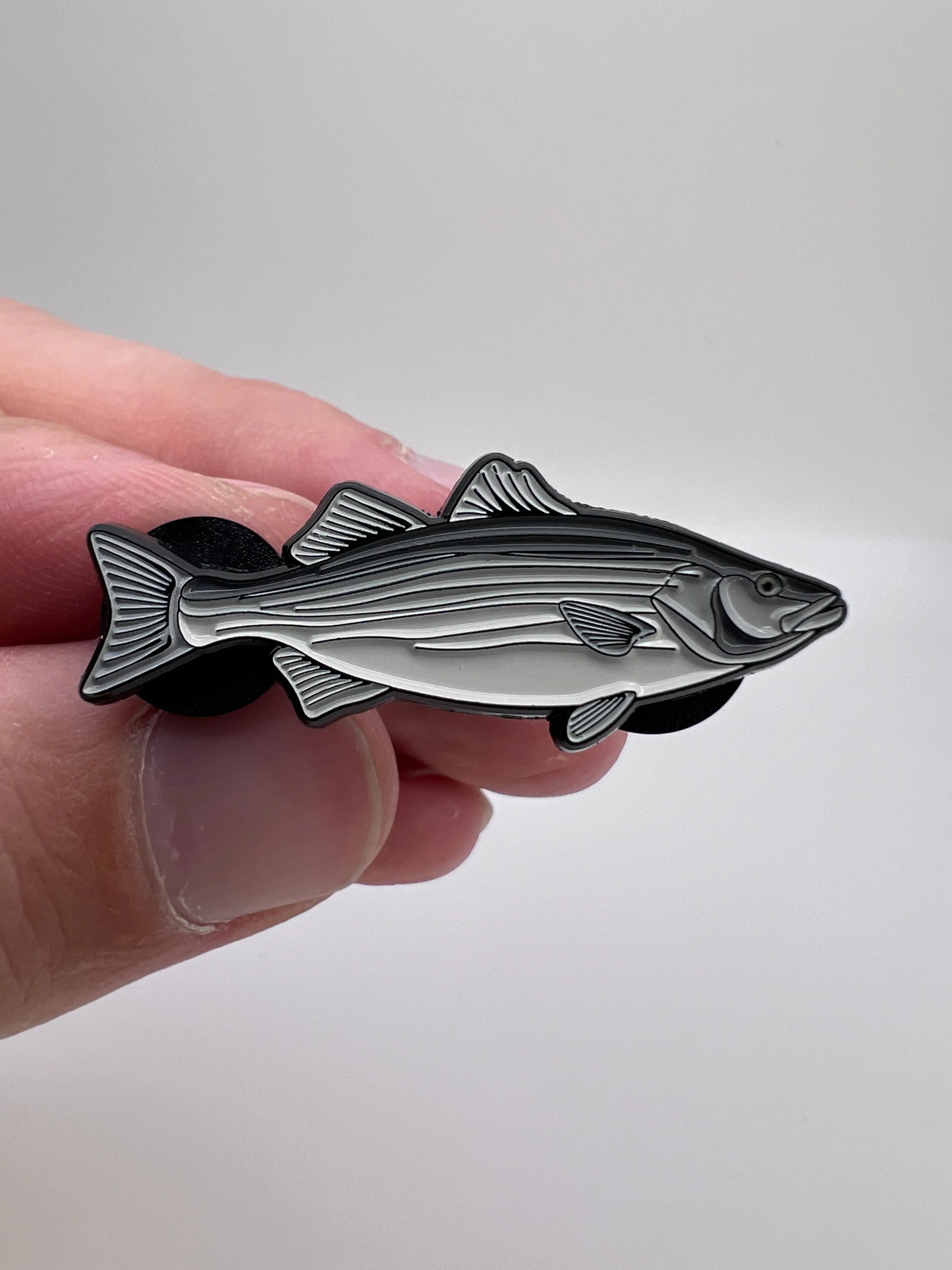 Striped Bass - Fish Pin with Gift Box