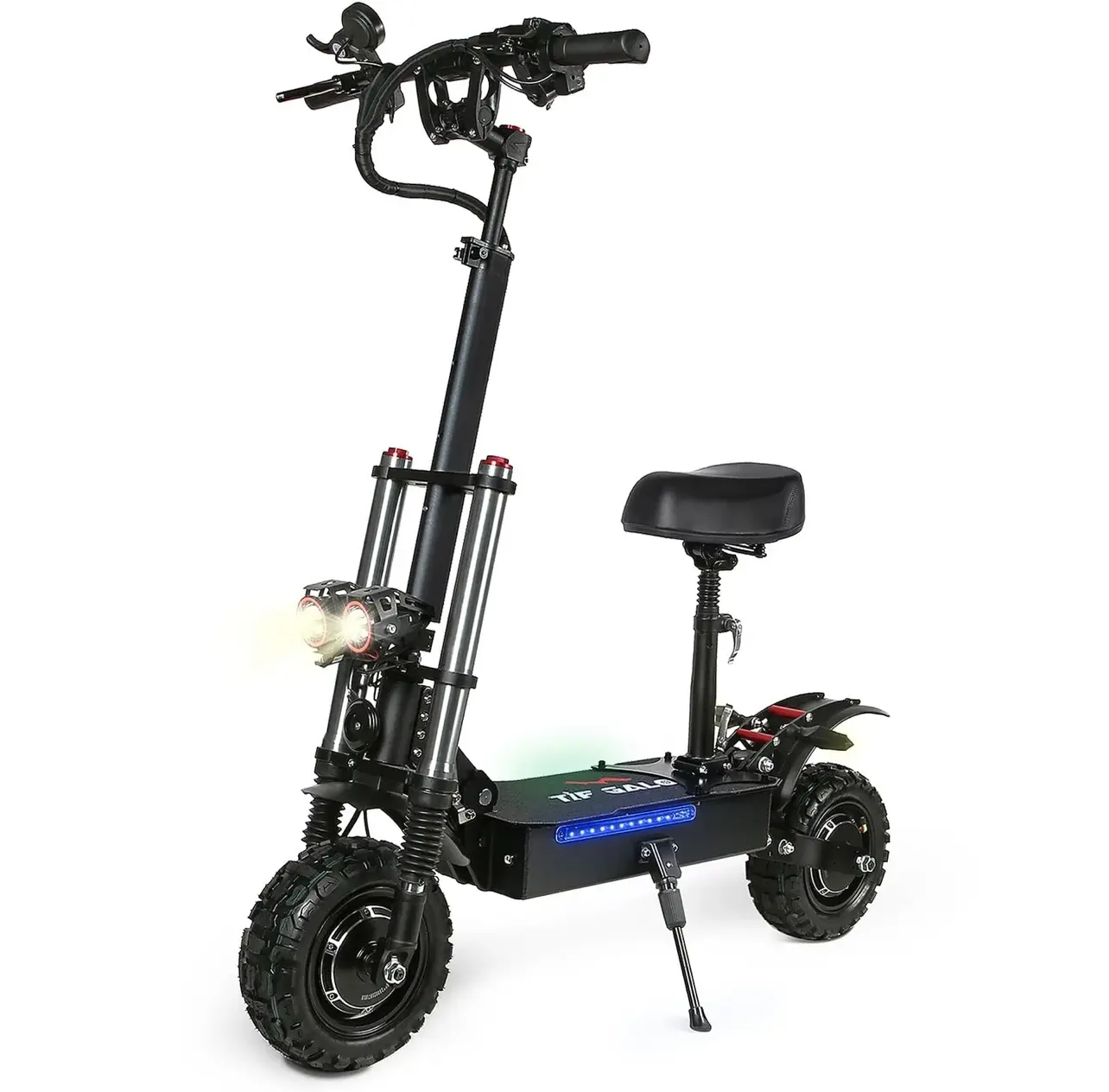 T88 Dual Motor 2800W 60V 27AH Scooter Electric Adult 50 MPH With Seat Folding