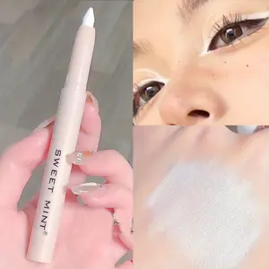 Buildable Shimmer Lying EyeShadow Pen Pearly Silkworm Brightener Long Lasting Luminous Makeup  Waterproof Smudgeproof Highlighter Pencil Easy Glide Natural Cosmetic