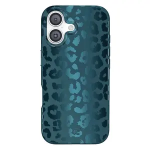 Metallic Navy Leopard Iphone Case Marble Pattern Phone Case