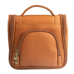 ANDRÉS - Hanging Leather Dopp Kit - Travel Toiletry Bag