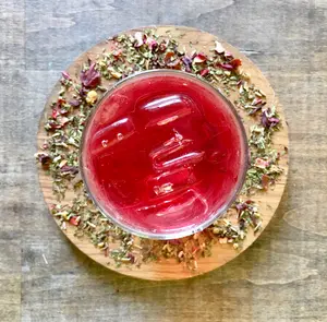 Big Chill - Botanical loose leaf tea blend non caffeinated hibiscus peppermint lavender