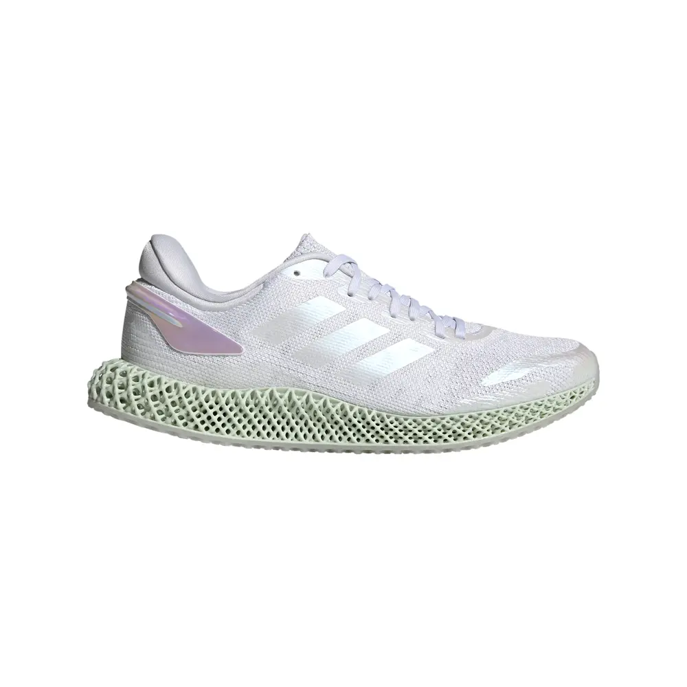 adidas Mens 4D Run 1.0 Parley Running Sneakers Shoes - Green, White