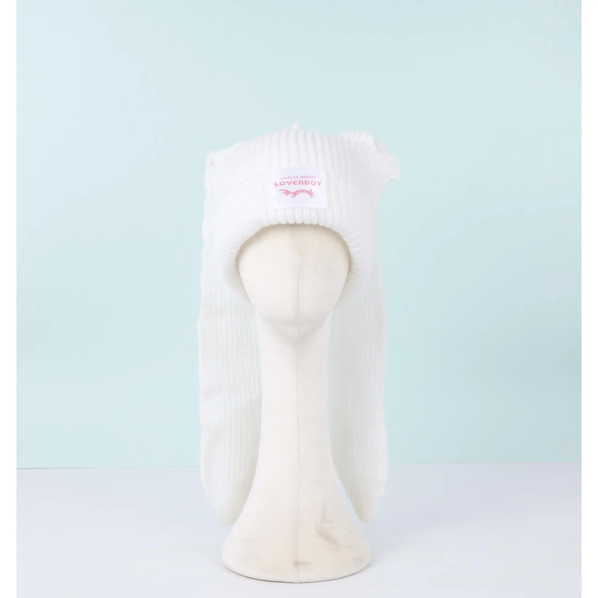 Solid Color [Long Rabbit Ears] White