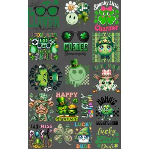CUTEST CLOVER IN THE PATCH (YOUTH) PREMADE GANGSHEET  - 22X36 DTF TRANSFERS - DIRECT TO FILM