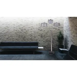 84"H 3-SHADE CRYSTAL INSPIRED ARCH FLOOR LAMP (1 PC/CTN/2.61 Cu Ft/34.63 G.W. lbs)
