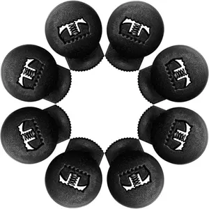 8 Pack Baseball Glove Lace Locks, No More Knots Required, Universal Fit for Baseball and Softball Gloves