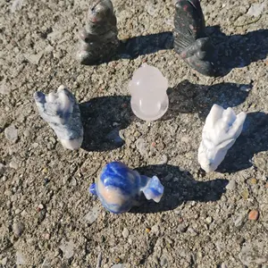 Mini natiral Crystal Carvings - Handmade Crystal Sculptures