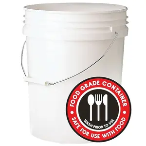 Leaktite 5 Gallon(s) BPA-Free Food-Grade Plastic General bucket