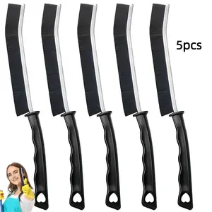 Cleaning Brush, 5 Counts Hard Bristle Crevice Cleaning Brush, Corner Thin Cleaning Brush, Home Essentials Toilet Brush, Scrub Brush, Cleaning Supplies