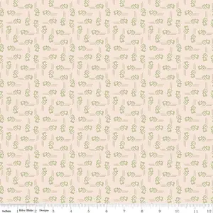 Fabric Riley Blake Lori Holt Thyme Tractors Background Farmer's Daughter by the Quarter Yard C17184-THYME