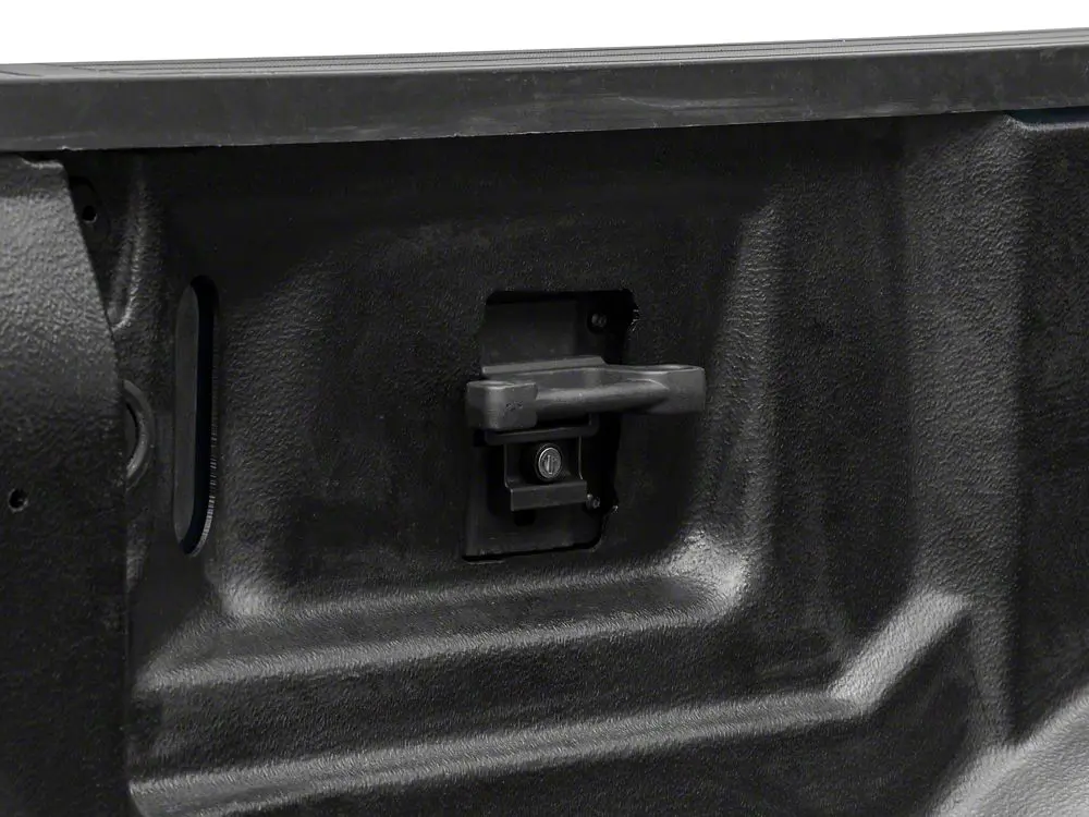 REDROCK Rugged Black Powder-Coated Anchor Kit with Keyed Locks for Hauling Cargo in the Bed of F-250 Super Duty 2017-2025, Bed Tie-Down Anchors, Secure Anchor Point