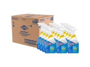Clorox 01698CT Anywhere Sanitizing Spray, EPA-Approved, 32 oz Bottle, 12/Carton Clorox 01698CT Anywhere Sanitizing Spray, EPA-Approved, 32 oz Bottle, 12/Carton