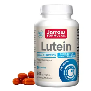 Jarrow Formulas Lutein 20 mg With Zeaxanthin, Dietary Supplement for Visual Function and Macular Health Support, 120 Softgels, 120 Day Supply