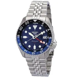 Seiko 5 SSK003 - Sports Automatic GMT Watch with Blue Dial