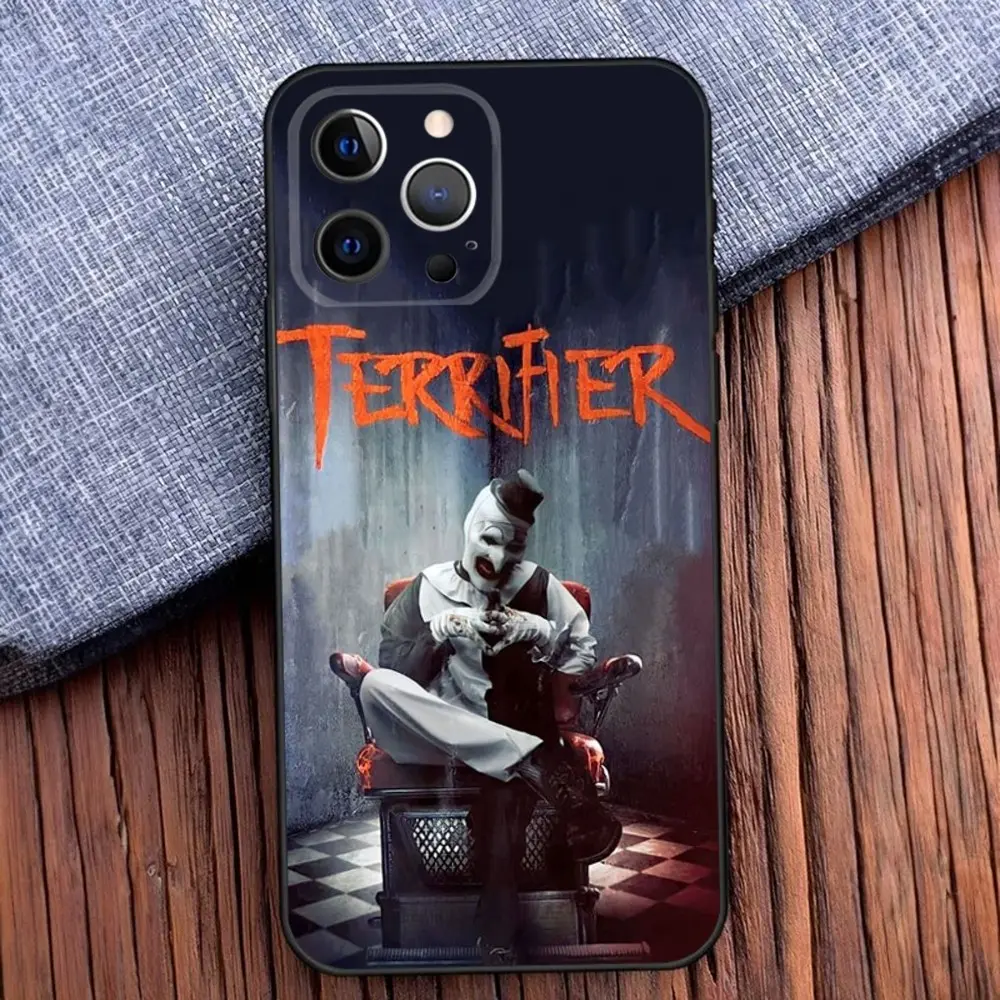 T-TerrifierS Art the Clown Phone Case For iPhone 17 Air 16 15 14 13 12 11 Pro Max Plus,Mini Black Soft Silicone Case - TikTok Shop T-TerrifierS Art the Clown Phone Case For iPhone 17 Air 16 15 14 13 12 11 Pro Max Plus,Mini Black Soft Silicone Case - TikTok Shop