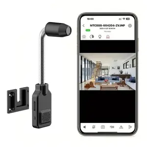 Mini WiFi Security Camera, Indoor Security Camera, 1 Count USB Powered 1080P HD Camera with Infrared Night-Vision, Compact Pet & Nanny Monitoring Camera with Motion-Detection, Home Monitoring Camera