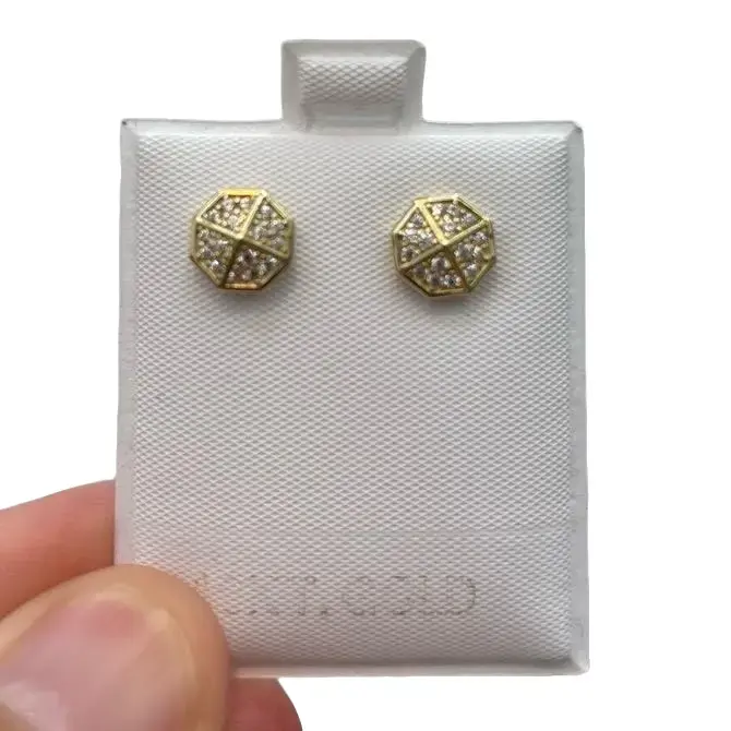 Men's Earrings with Zirconia for Adults - Stylish and Durable Design