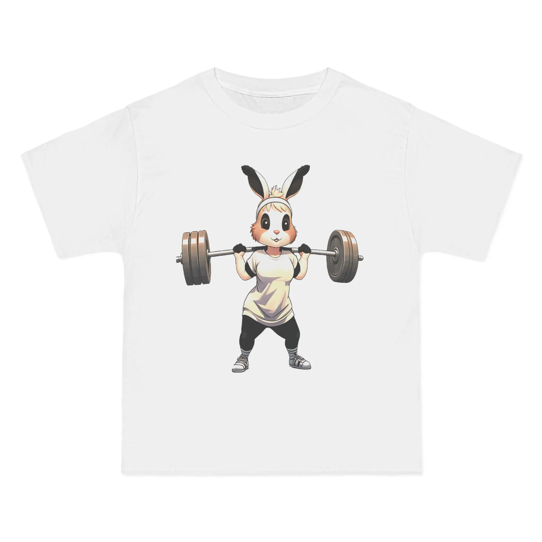 Bunny Girl - Gym Animal Workout T-Shirt, Gym Shirt, Beefy-T® Relaxed Fit Tee, Weightlifting Tee, Fitness Apparel