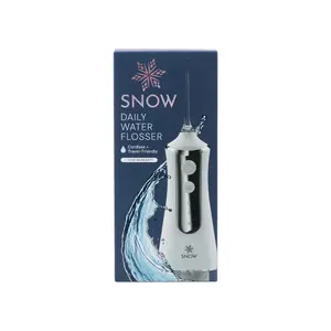 SNOW AquaJet Pro Water Flosser Cordless & Rechargeable for Deep Clean Smile Oral Care Gentle on Gums Portable Solution - Cleansing Teeth Cleaning Machine Daily