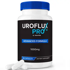 Uroflux Pro+ - Advanced Formula 1000mg Capsules with Natural Ingredients for Health & Wellness 60 Count Healthcare