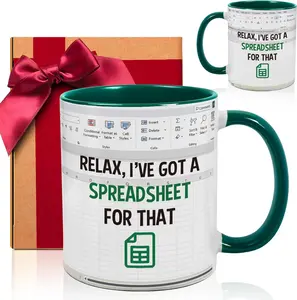 Funny Accountant Gift Mug, Rela, I've Got a Spreadsheet For That, Gifts for Boss CPA Coworker Finance Banker - Spreadsheet Mug-Accounting Birthday Christma gift