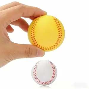 PU Foam Baseball Softball Batting Throwing Catch Stress Relief Training Ball, Suitable for Adults over 14 Years Old, Sports Equipment