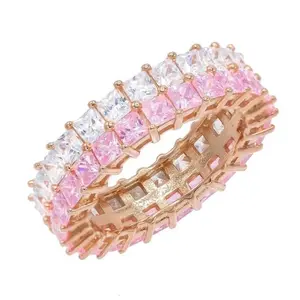 Sterling Silver Band Halo Ring for Women - Perfect for Any Occasion