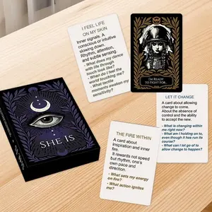 Healing Oracle Cards Set of 52, English Message Cards for Insight & Clarity, Ideal for Beginners, Parties, and Gifts, Hobby Card, Card Deck