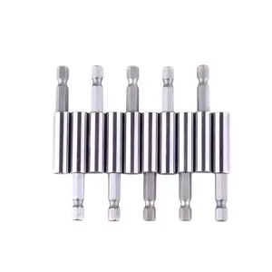 10-Piece Magnetic Extension Socket Drill Bit Holder Set, 1/4 Inch Hex Shank Electric Tool, 2.36 Inches Long, Quick Release Adapter Kit