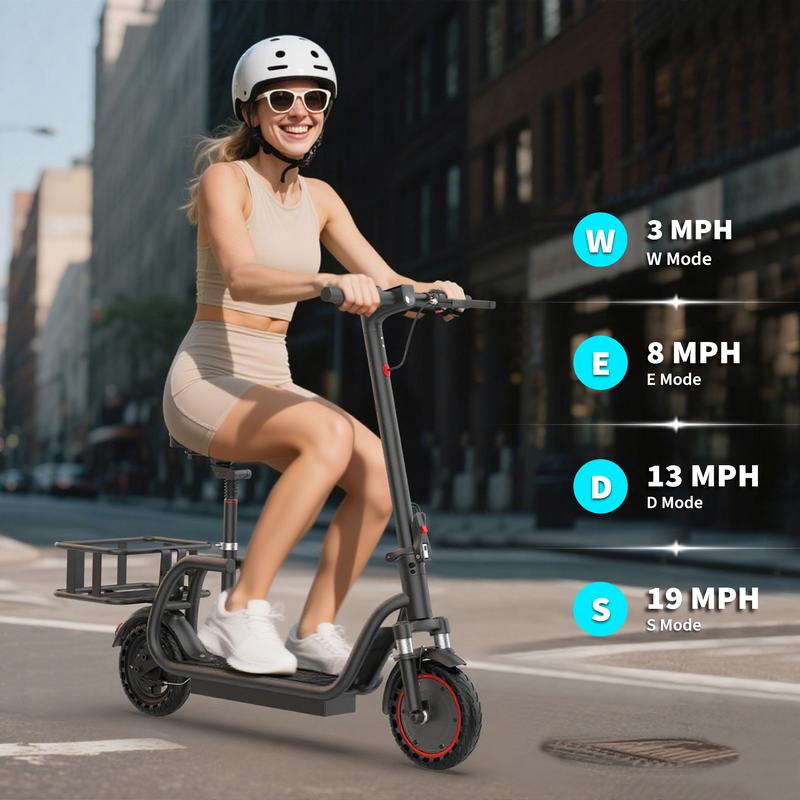 350W Electric Bicycle, LED display, 8.5-inch puncture-resistant tires, top speed 19 mph, range 16/28 miles, equipped with LED lights for portable commuting 350W Electric Bicycle, LED display, 8.5-inch puncture-resistant tires, top speed 19 mph, range 16/28 miles, equipped with LED lights for portable commuting