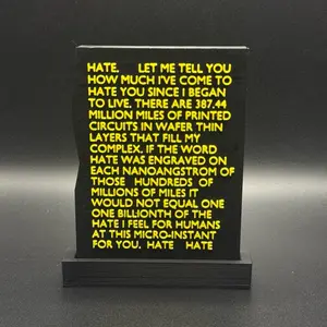I Have No Mouth And I Must Scream “AM Hate Speech monolith” desk decoration figure Ornaments Artistic
